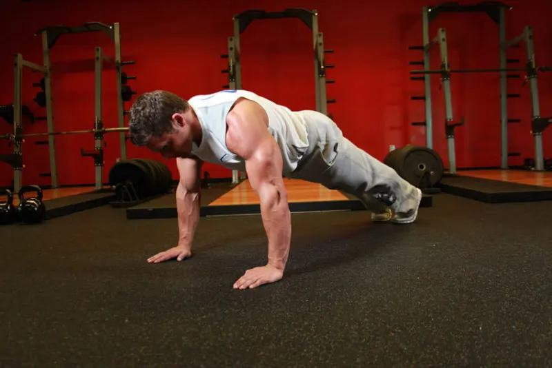 Flexiones: posición inicial